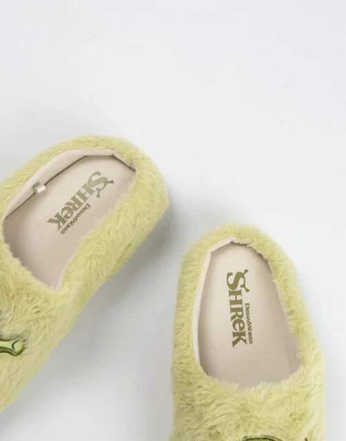 Vanilla Underground Shrek Unisex Green Character Face Mule Slippers (3-12 UK) - 11-12 Image 6