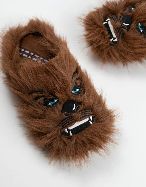 Vanilla Underground Star Wars Adult Brown Mule Slippers - 9-10 Image 5