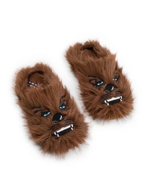 Vanilla Underground Star Wars Adult Brown Mule Slippers - 9-10 Image 1