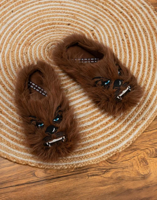 Vanilla Underground Star Wars Adult Brown Mule Slippers - 9-10 Image 2