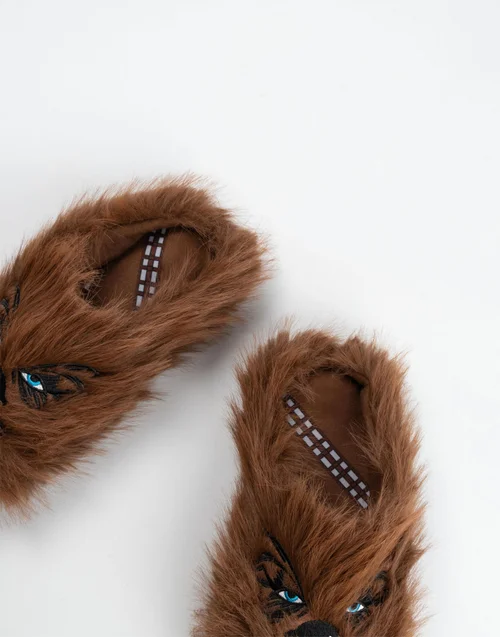 Vanilla Underground Star Wars Adult Brown Mule Slippers - 9-10 Image 3