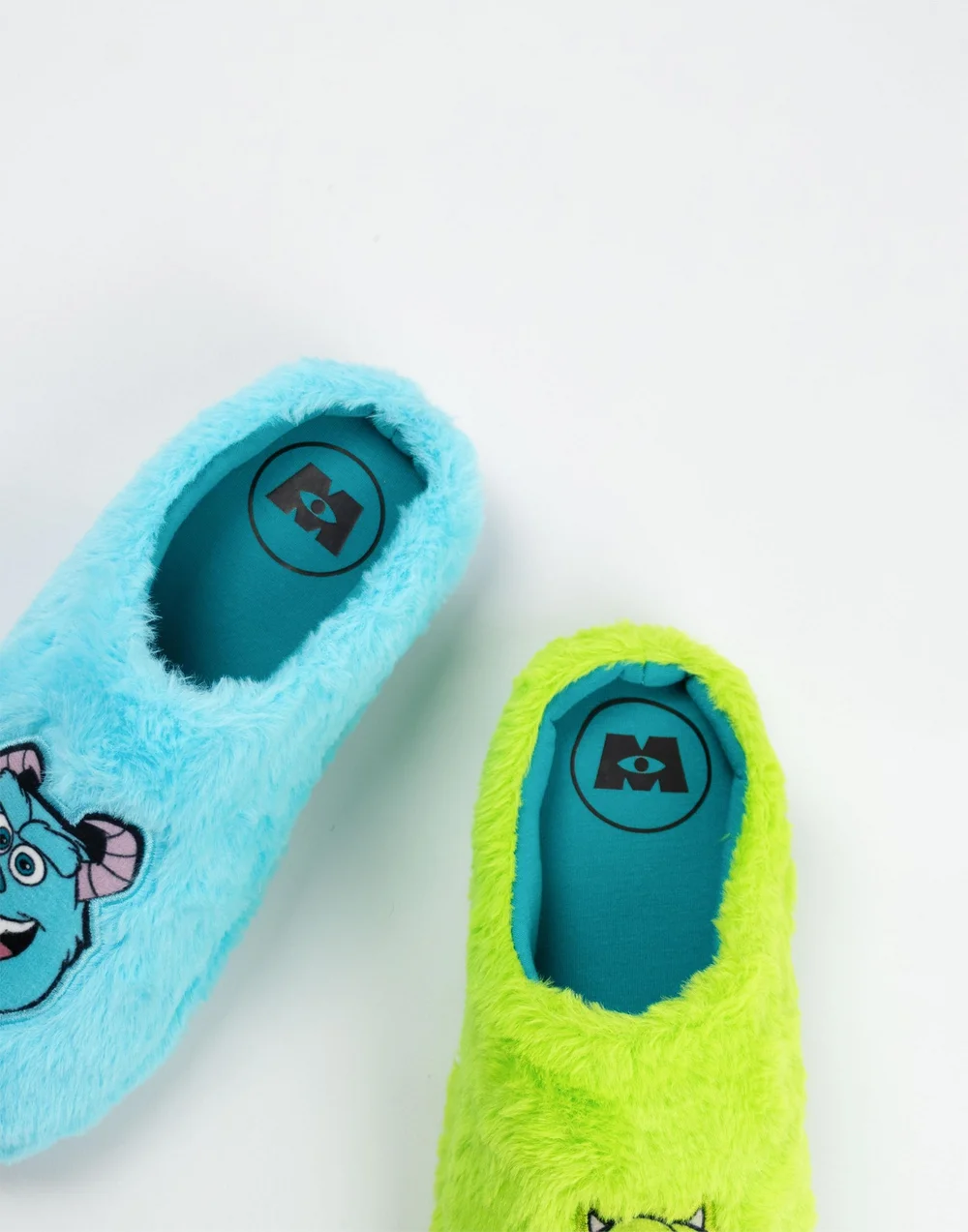 Vanilla Underground Disney Monsters Inc Adult Blue Mule Slippers - 7-8 Image 3
