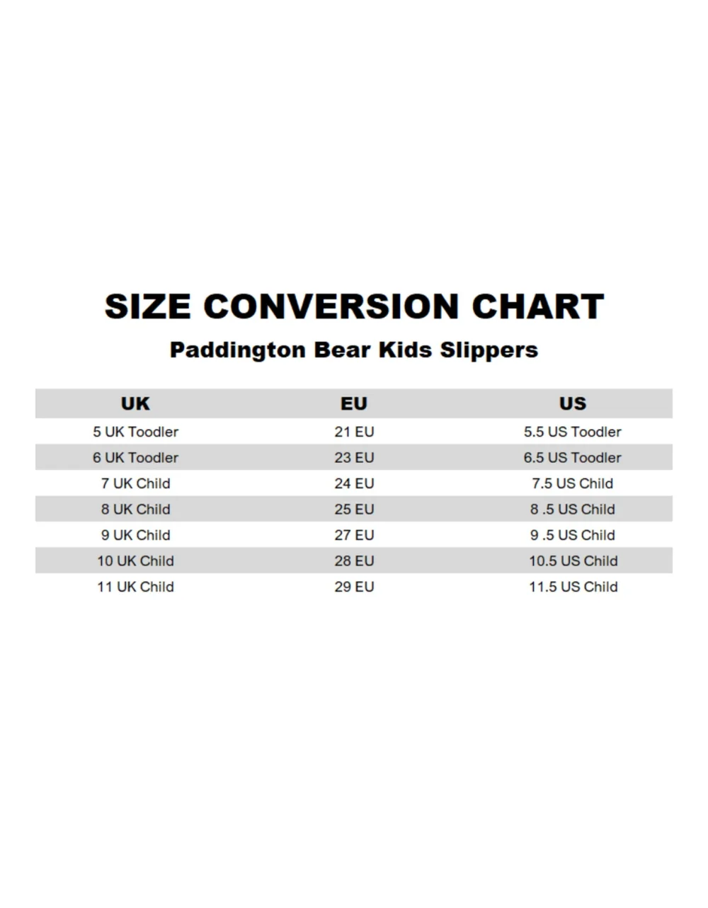 Vanilla Underground Paddington Bear Kids Cream Loafer Slippers (Younger 6-Older 5) - 7 Infants Image 6
