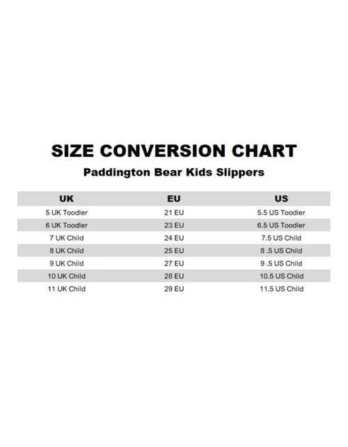 Vanilla Underground Paddington Bear Kids Cream Loafer Slippers (Younger 6-Older 5) - 7 Infants Image 6