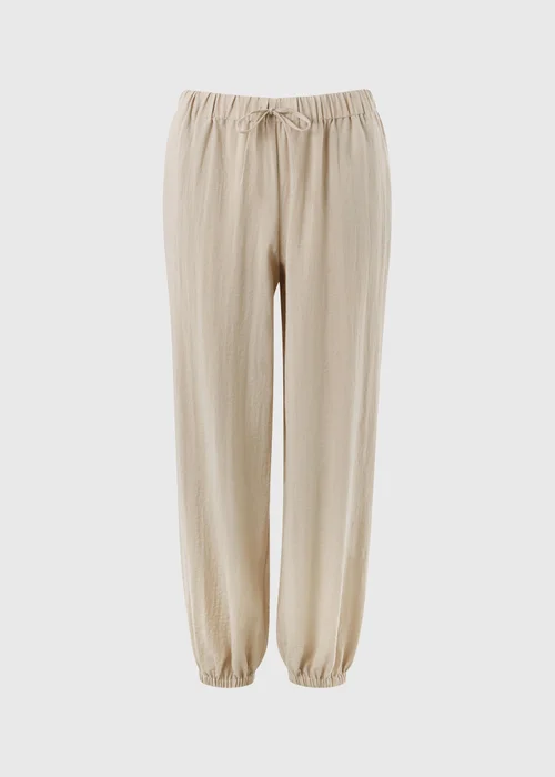 Oatmeal Cuffed Co Ord Trousers - 14 Image 4