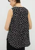 Black Polka Dot Vest Top - 8 Image 3