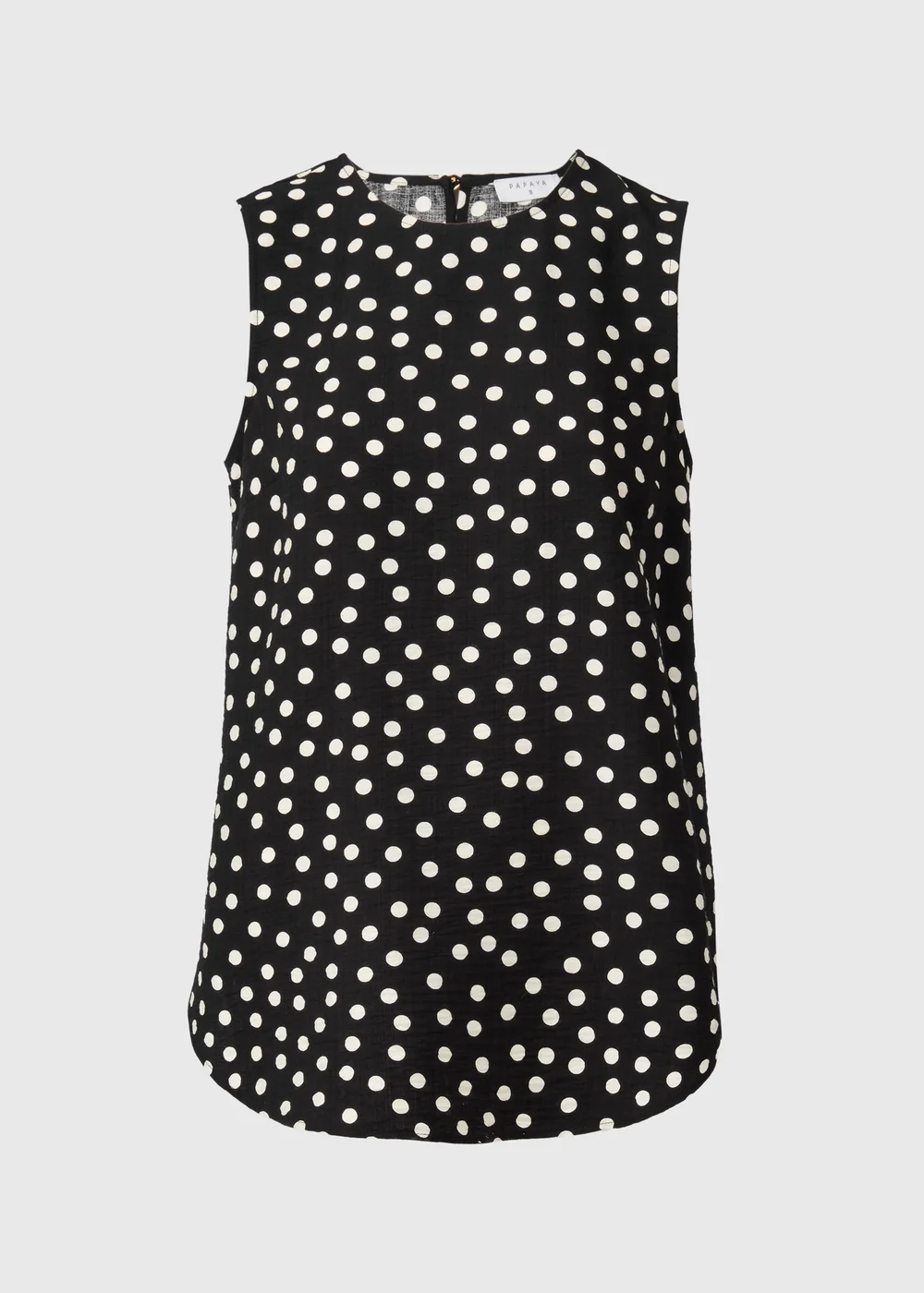 Black Polka Dot Vest Top - 8 Image 4