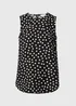 Black Polka Dot Vest Top - 8 Image 4