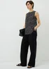Black Polka Dot Vest Top - 8 Image 1