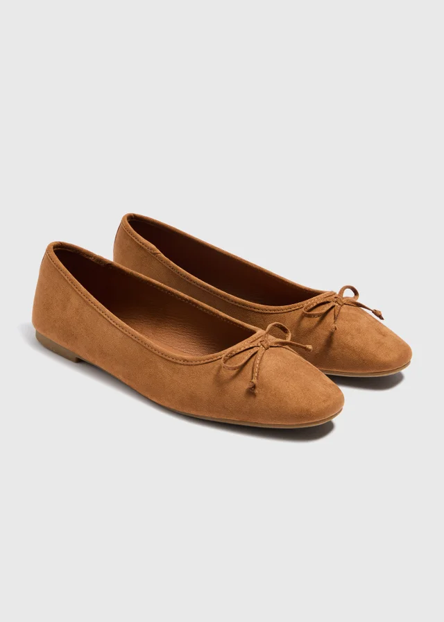 Tan Ballet Flats