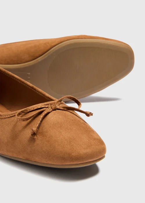 Tan Ballet Flats - 3 Image 2
