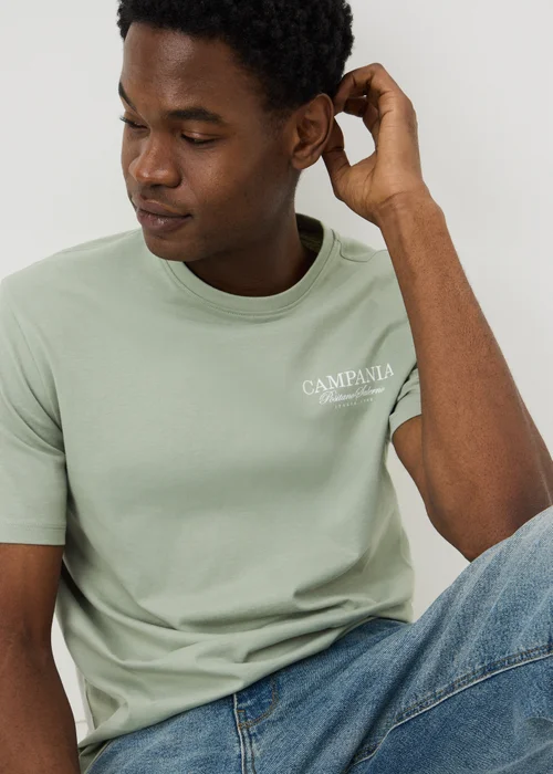 Iceberg Green Back Graphic T-Shirt - XS Image 1