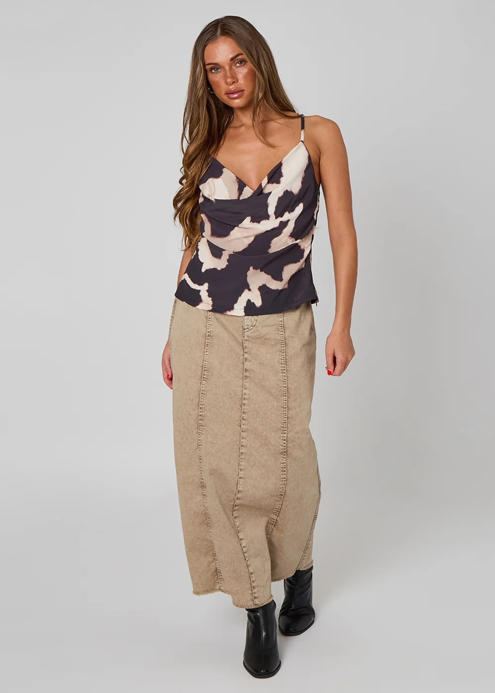 Urban Bliss Black Tort Cowl Cami - 8 Image 4