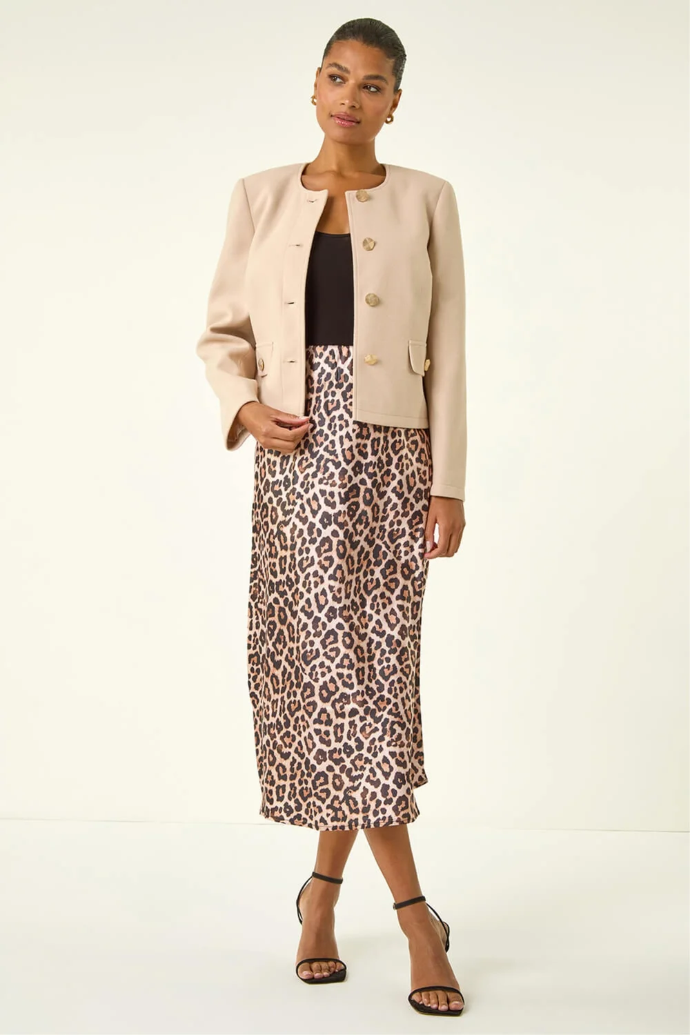 Roman Natural Buttoned Pocket Jacket - 18 Image 2
