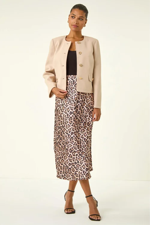 Roman Natural Buttoned Pocket Jacket - 18 Image 2