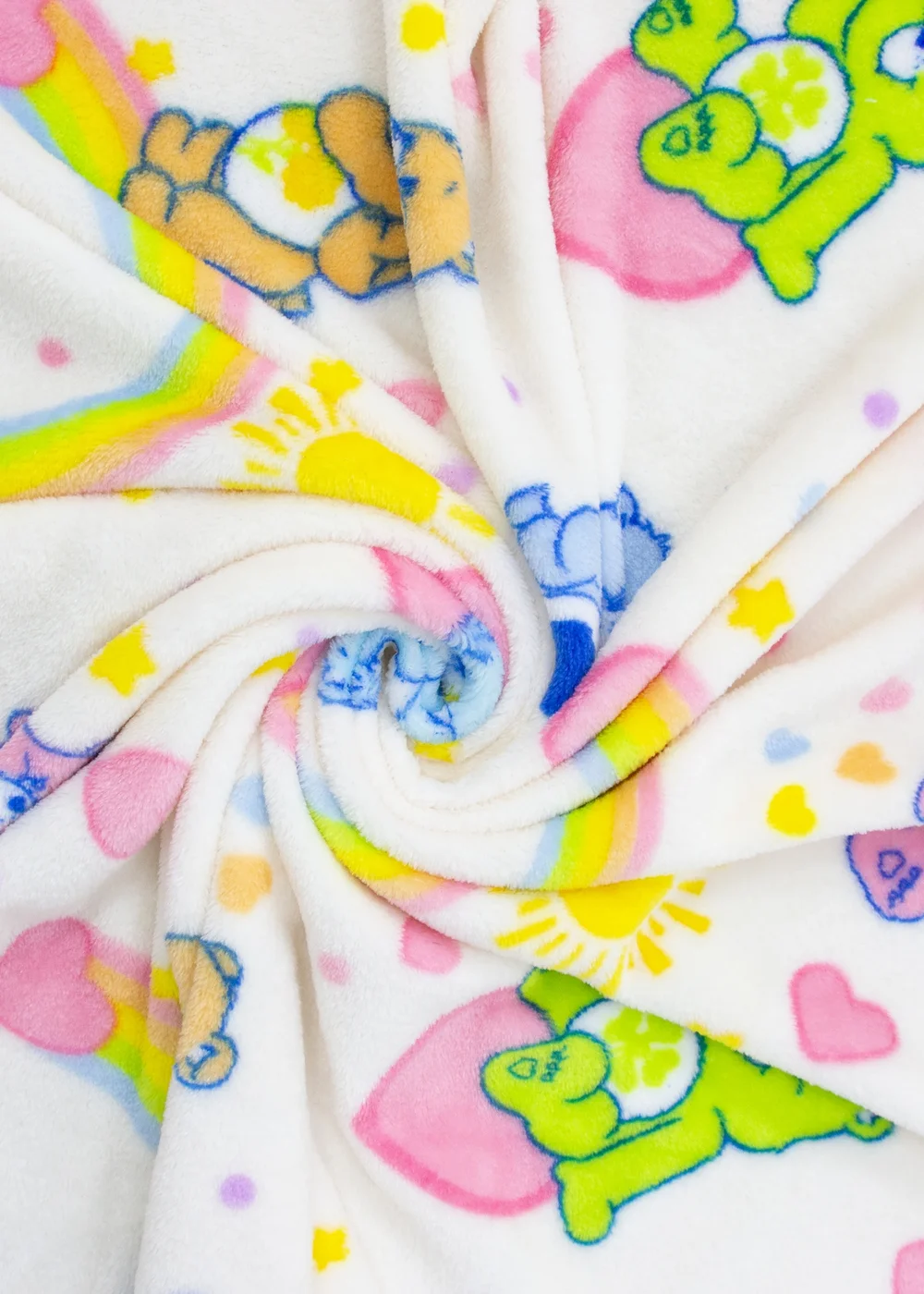 Care Bears Sunny Multicolour Fleece Blanket - 100 x 150 Image 3