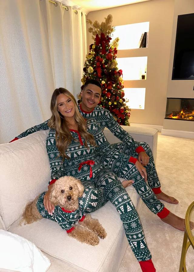 My Christmas Pyjamas Green Yuletide Pet One-Piece Matching Pyjamas