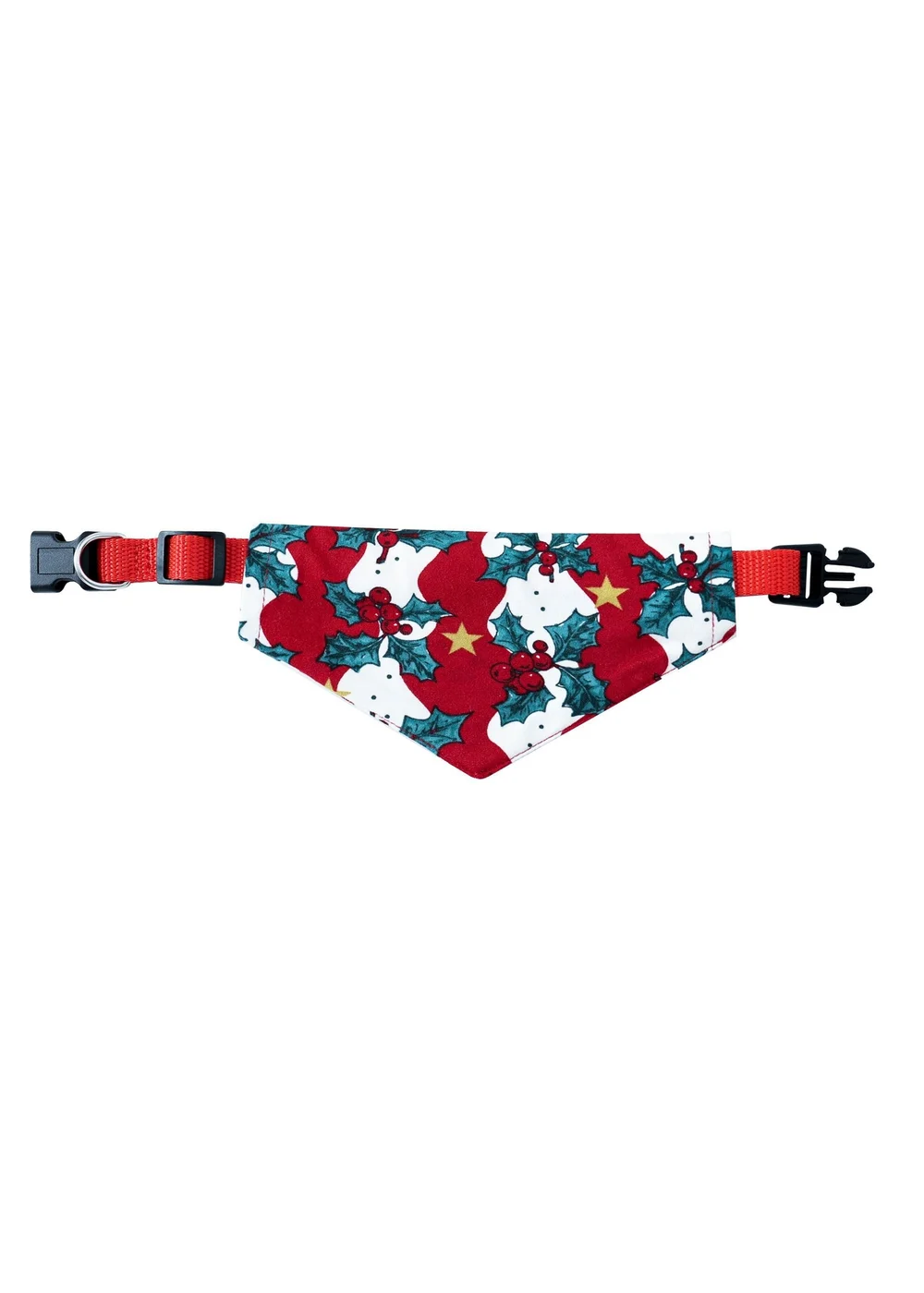 My Christmas Pyjamas Red Mistletoe & Wine Pet Matching Bandana - Medium Image 2
