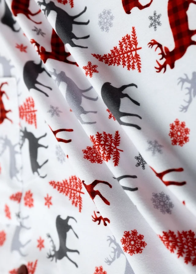 My Christmas Pyjamas White Christmas Kisses Pet One-Piece Matching Pyjamas