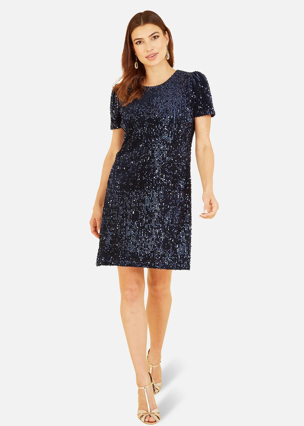 Yumi Navy Sequin Tunic - 22 Image 3