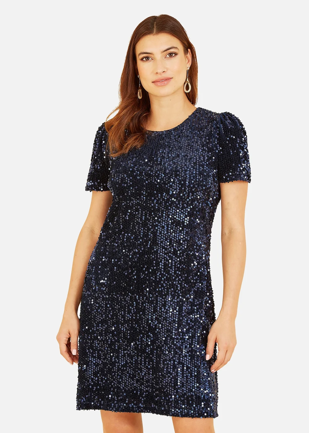 Yumi Navy Sequin Tunic - 22 Image 1