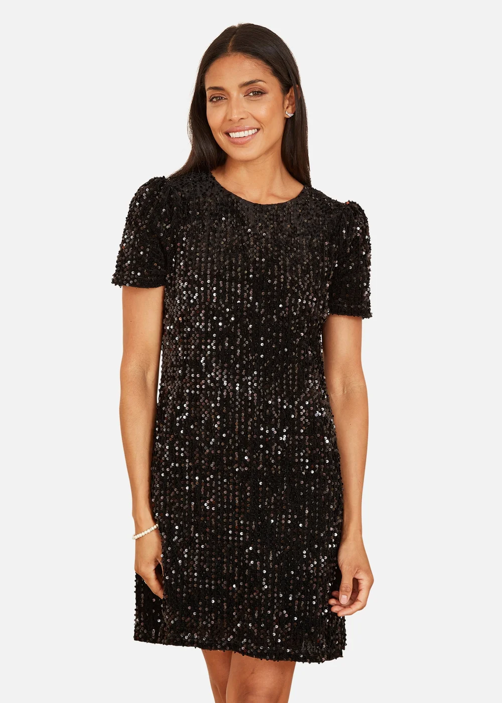 Yumi Black Sequin Tunic - 18 Image 1