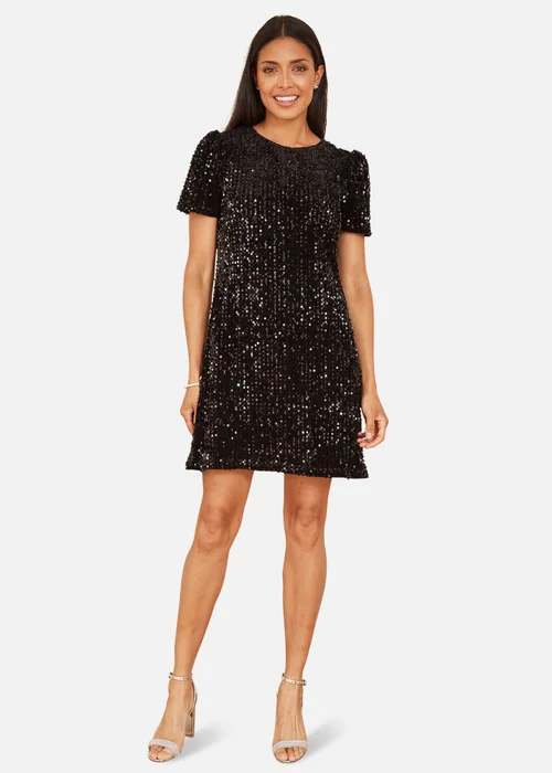 Yumi Black Sequin Tunic - 18 Image 2