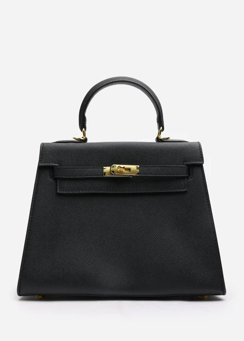 Where's That From Lluvia Black Mini Top Handle Tote Bag - One Size Image 4