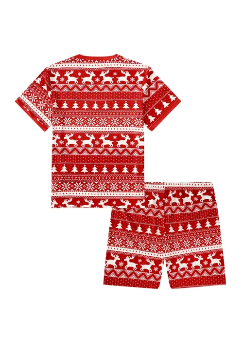 My Christmas Pyjamas Red Nativity Two-Piece Short Matching Pyjama Set - XXL Image 3