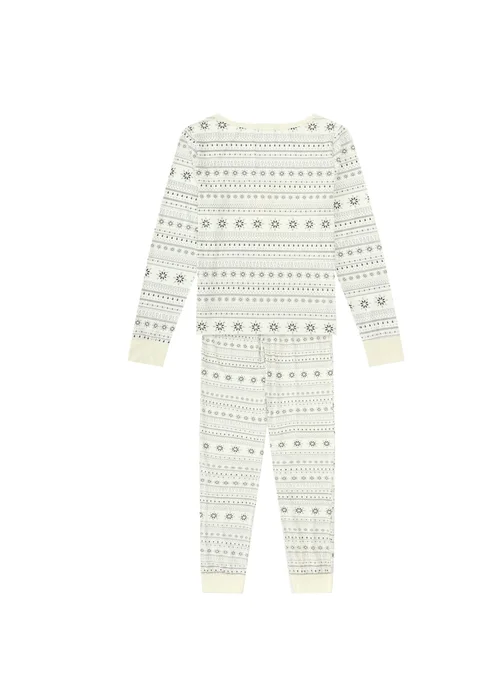 My Christmas Pyjamas Cream Snow White Two-Piece Long Matching Pyjama Set - Size 10-12 Image 3