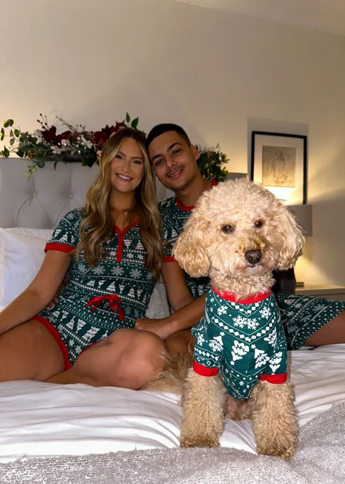 My Christmas Pyjamas Green Yuletide Two-Piece Short Matching Pyjama Set - Size 14-16 Image 5