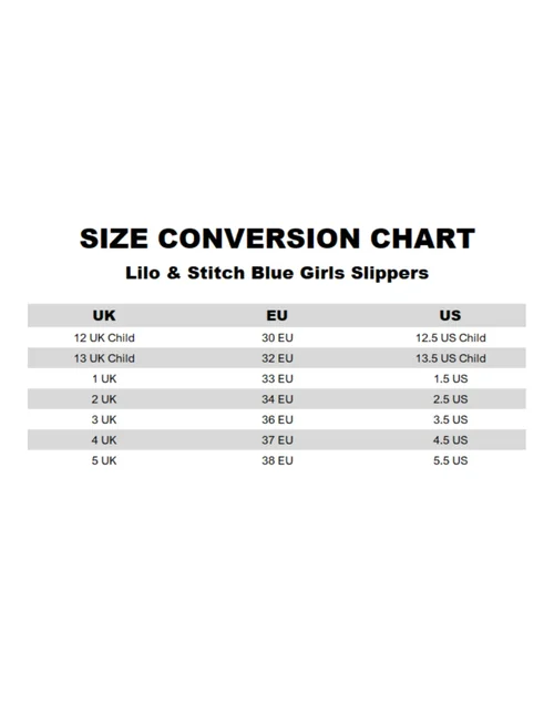 Vanilla Underground Disney Lilo & Stitch Kids Blue Loafer Slippers (Older 12-5) - 12 Infants Image 6