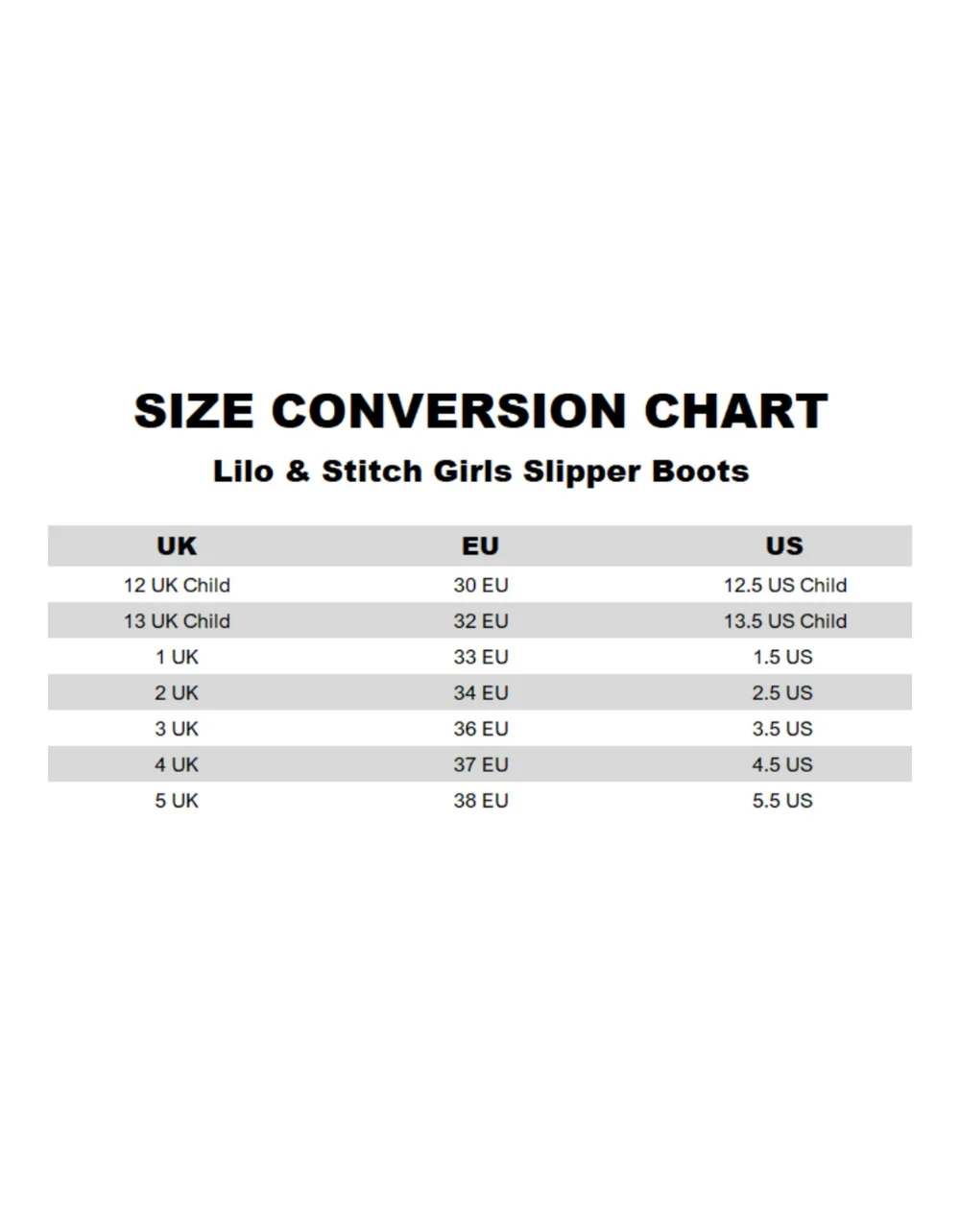 Vanilla Underground Disney Lilo & Stitch Kids White/Purple Slipper Boots (Older 12-5) - 13 Infants Image 6