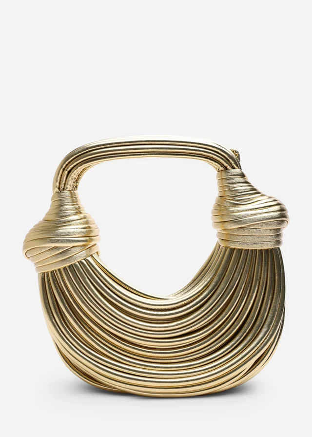 Where’s That From Blossom Gold Metallic Shoulder Bag
