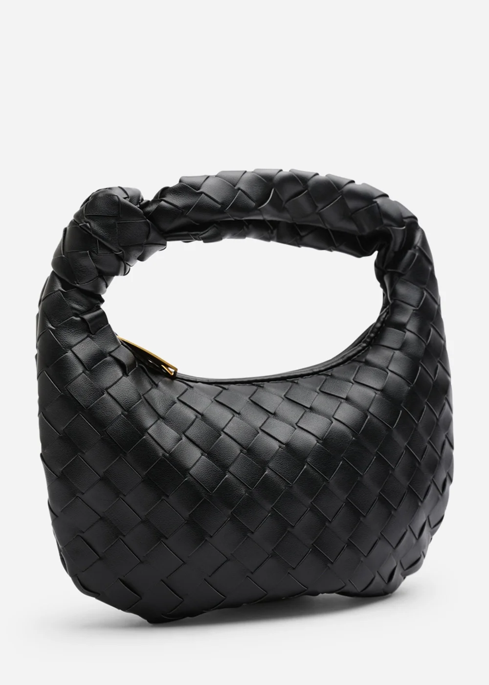 Where's That From Womens Aura Classic Woven Hobo Bag In Black - One Size Image 3