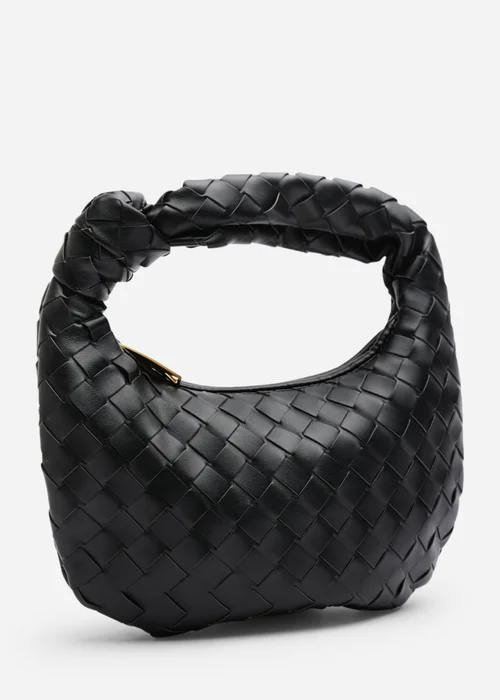 Where's That From Womens Aura Classic Woven Hobo Bag In Black - One Size Image 3