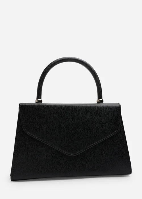 Where's That From Womens Marina Structured Top Handle Shoulder Bag In Black - One Size Image 2