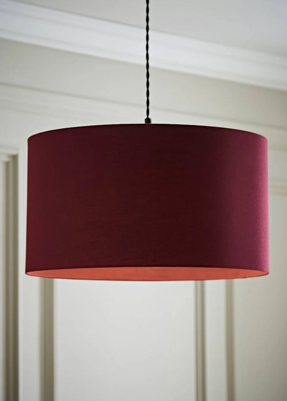 ValueLights Reni Large Easy Fit Lampshade Plum Light Shade - M Image 2