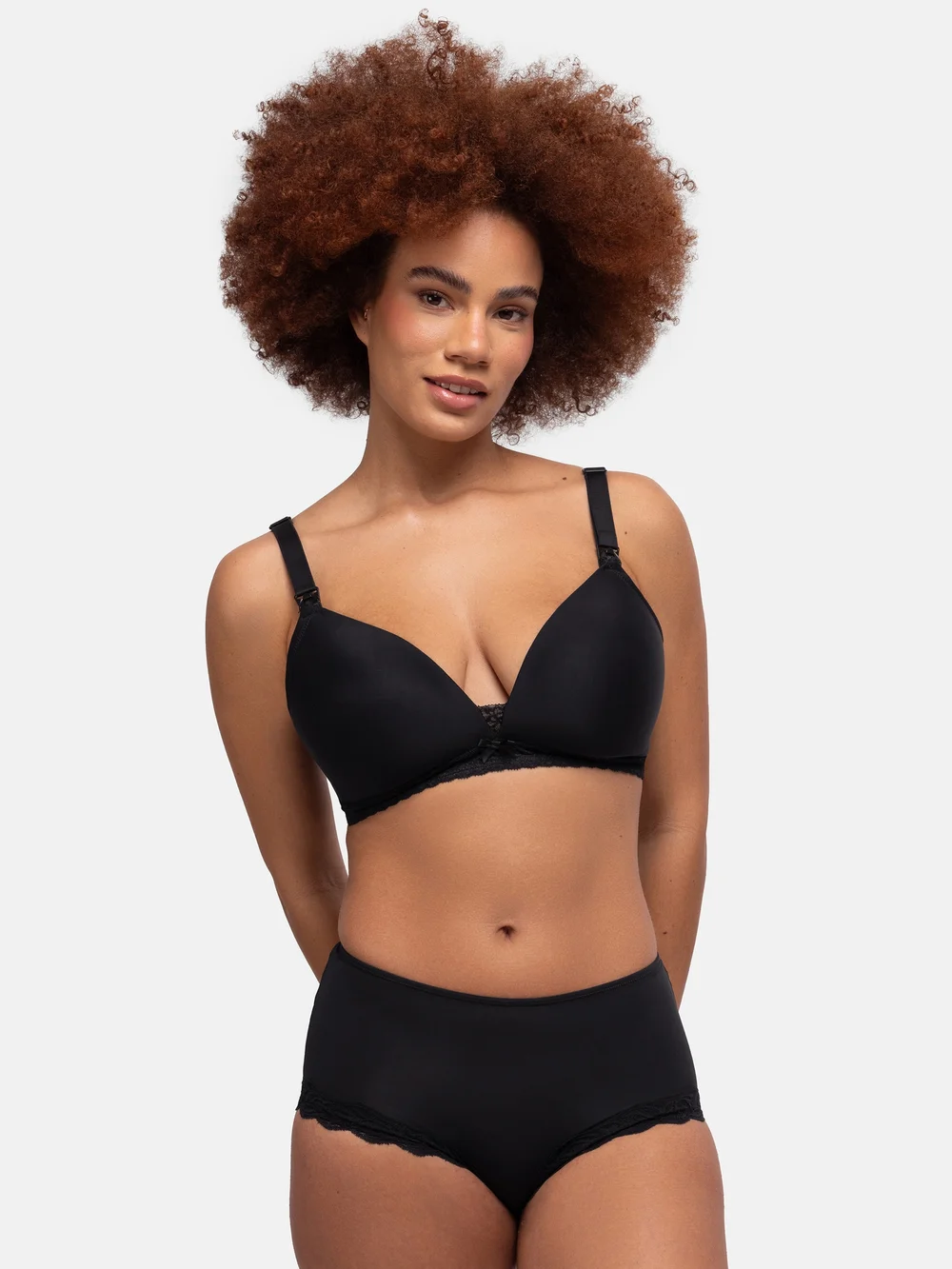 Dorina Nursing Bra Black May Light Padded - 42B Image 1