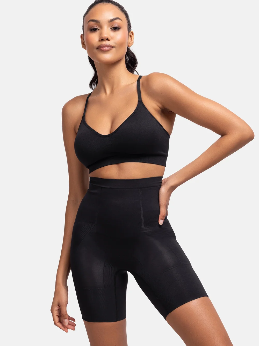 Dorina High Waist Short Black Seamless - S Image 3
