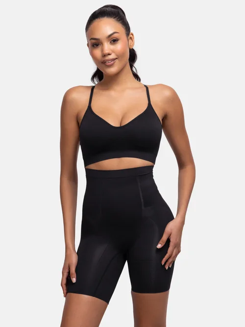 Dorina High Waist Short Black Seamless - S Image 1