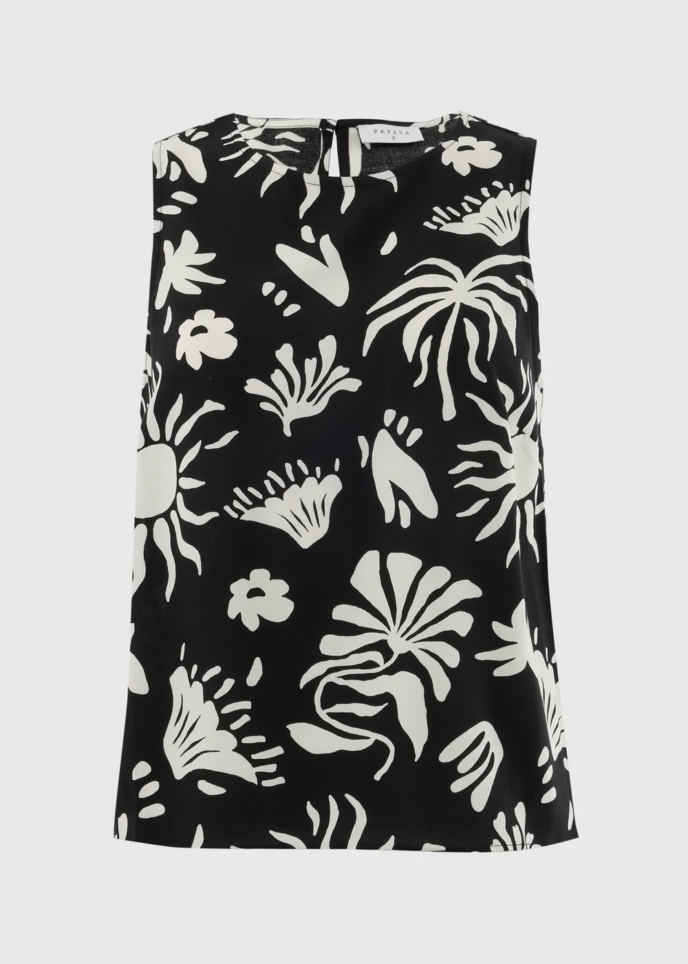 Black Sun Print Vest Co Ord Top - 22 Image 4