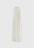 Cream Sequin Sparkle Maxi Beach Dress - XS Image 1