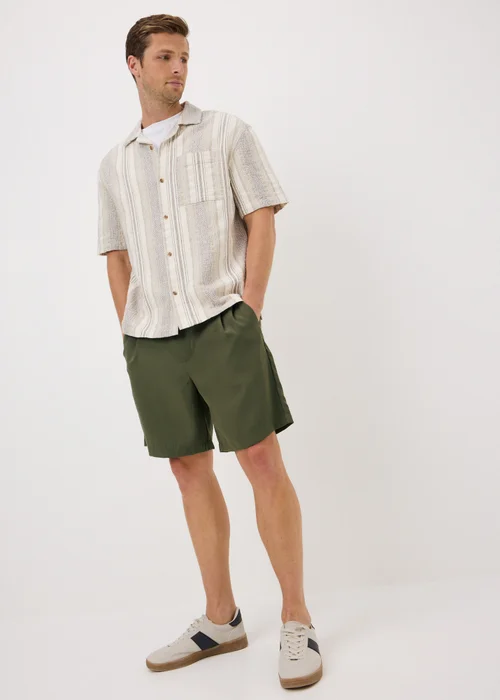 Khaki Soft Touch Chino Shorts - 2XL Image 1