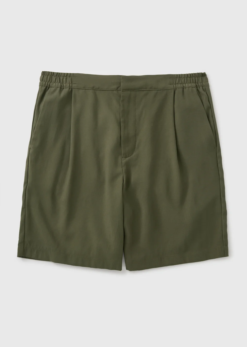 Khaki Soft Touch Chino Shorts - S Image 1