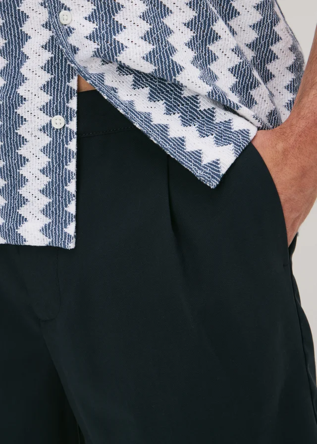 Navy Soft Touch Chino Shorts