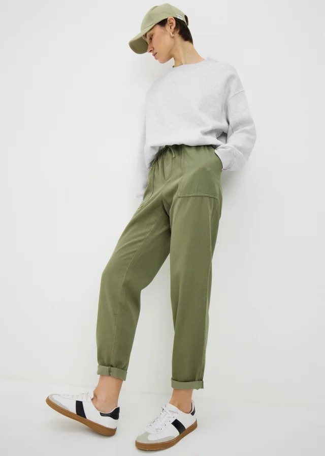 Grey Marl Bubble Hem Sweatshirt