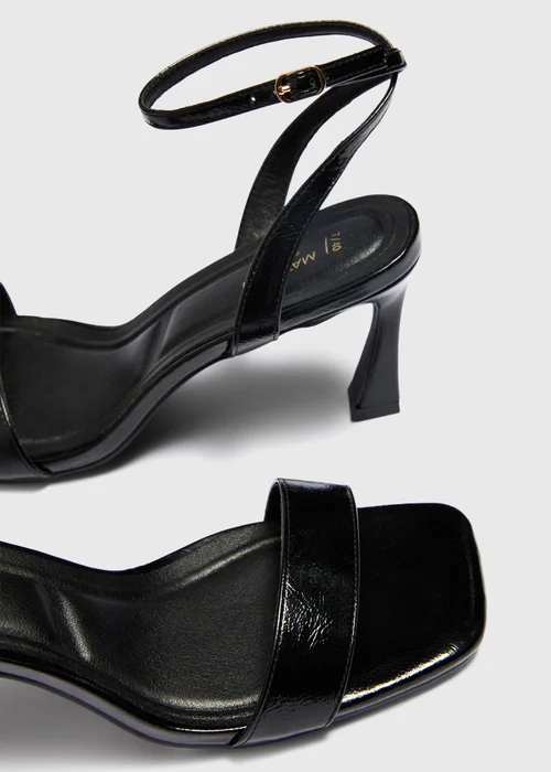 Black Strappy Heels - 3 Image 2