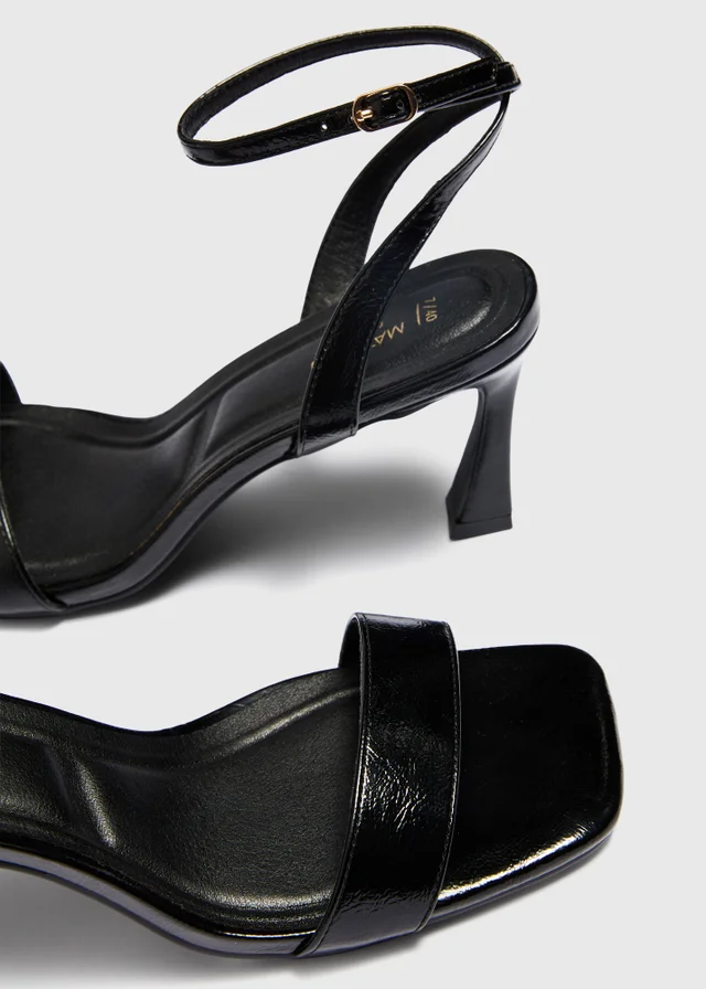 Black Strappy Heels