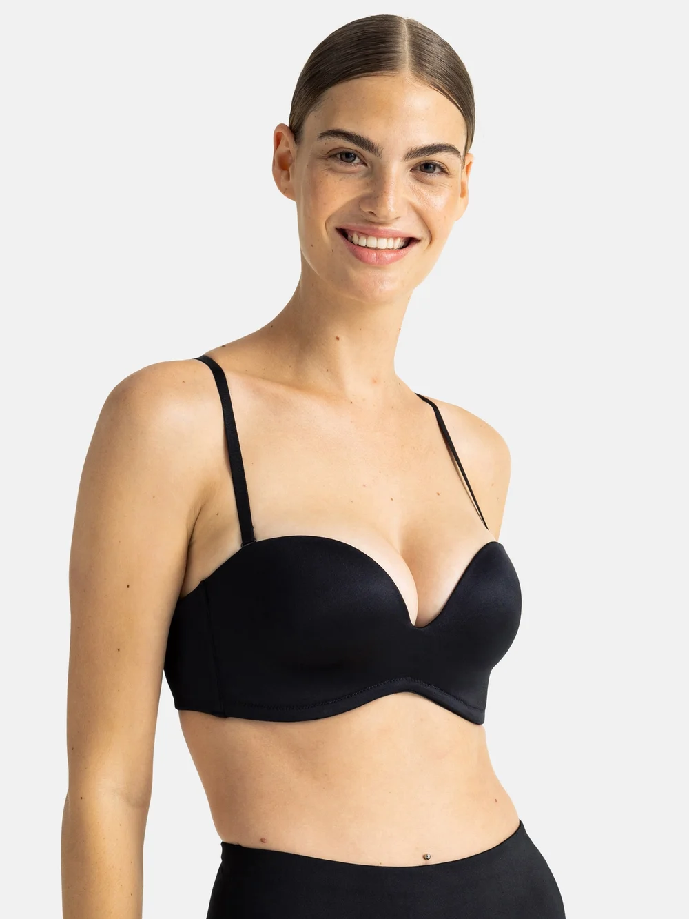 Dorina Black Sublime Sculpt Bandeau Bra - 40D Image 3
